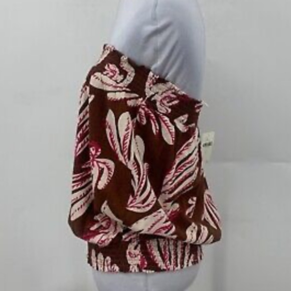 Brand New ANTHROPOLOGIE STRAPLESS SMOCKED BUBBLE TOP - Picture 6 of 9